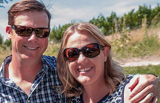 Two HartmanBaldwin employees celebrating 30 years in business.