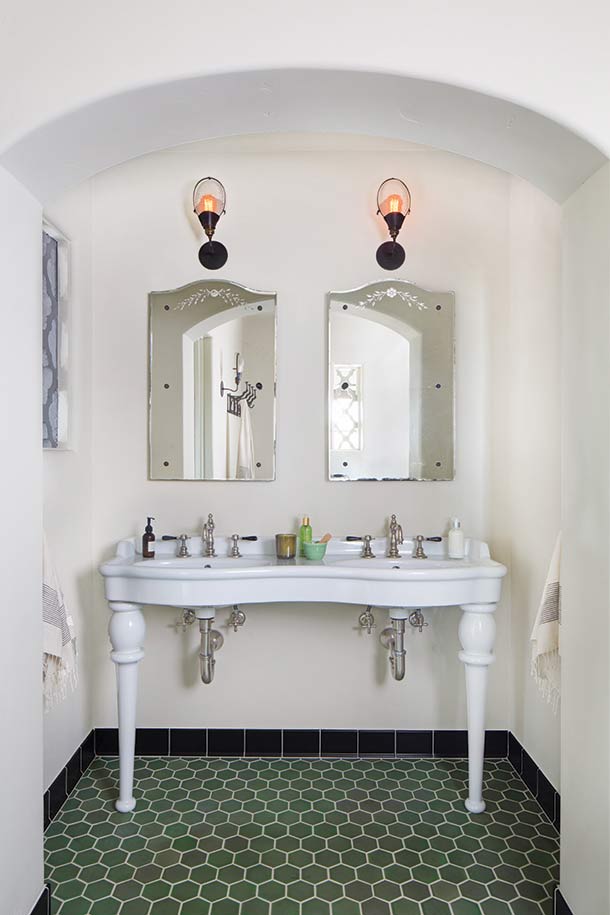 Custom Mediterranean Double Sink Master Bathroom Design by HartmanBaldwin Custom Mediterranean Double Sink Master Bathroom Design by HartmanBaldwin