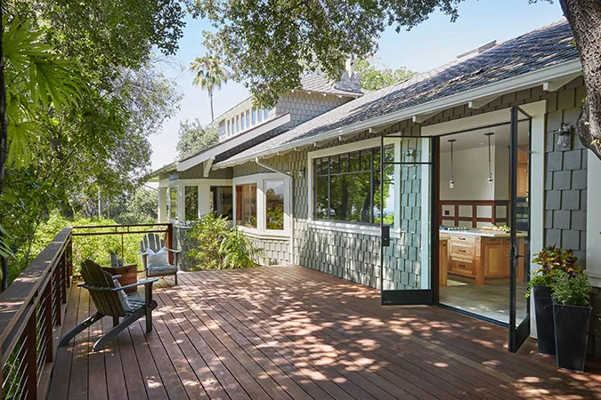 Mira Monte Craftsman Exterior Deck by HartmanBaldwin