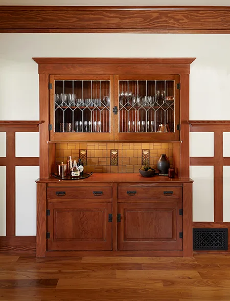 Mira Monte Craftsman Hutch Remodel by HartmanBaldwin